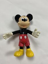 Vintage Mickey Mouse Articulated Vinyl Figure Disney Store 6.5” picture