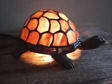  Quoizel turtle Desk Table Tiffany Style Stained Glass Lamp  picture