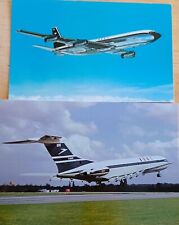 B.O.A.C. Postcards Vickers VC-10 & Boeing 707 Unused picture