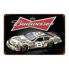 metal tin sign beer nascar budweiser Dale Earnhardt Jr. #8 picture