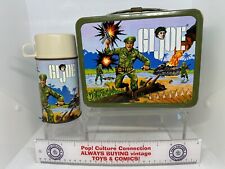 Vintage 1967 Hasbro G.I. Joe Metal Lunchbox Complete With Thermos Mint Inv-0082 picture