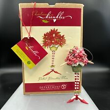 Dept 56 Krinkles Patience Brewster Potted Poinsettia Man Ornament 56.37878 picture
