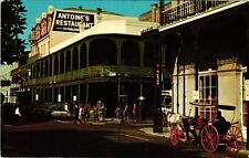 1963 Antoine's Restaurant Louis Street New Orleans LA Postcard Street View picture