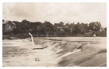 MICHIGAN The Upper Dam PORTLAND  Municipal Dam Upstream RPPC Posted 1910 picture