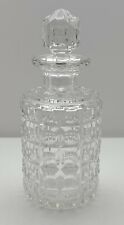 Vintage Clear Jar with Glass Stopper Perfume Condiment Spice Apothecary picture