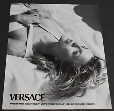 1999 Print Ad Sexy Courtney Love Versace Blonde Fashion Style Art Beauty Body picture