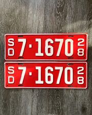1928 South Dakota license plates picture