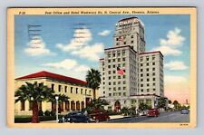 Phoenix AZ-Arizona, United States Post Office, Antique, Vintage c1944 Postcard picture