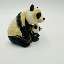 Goebel Panda Mama Bear Cub Figurine Hand Vintage W.Germany #36008-15 1976 picture