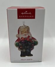 2022 2023 Hallmark Jolly Santa Porcelain Special Edition Keepsake Ornament  picture