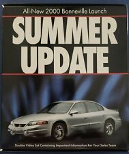 2000 Pontiac Bonneville Launch Summer Update - 2 VHS - Dealer picture