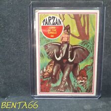 1966 Philadelphia Tarzan 🔥 Gum Card #66 Lord Of The Jungle - A picture