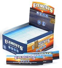 1 box ELEMENTS Slim King Size ULTRA THIN RICE rolling paper - total 1600 papers picture