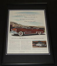 1953 DeSoto Framed ORIGINAL 12x18 Vintage Advertisement Display picture