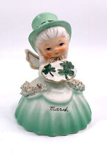 Vintage Napco March Angel Bell Figurine St. Patrick's Day Japan 1956 Home Decor picture