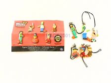 Tomy Gacha The Simpsons Halloween Figure Charms Complete set of 6 Danglers picture