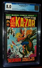 CGC ASTONISHING TALES KA-ZAR #12 1972 Marvel Comics CGC 8.0 Very Fine picture