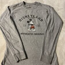 Disneyland Walt Disney World  Gray Long Sleeve T-Shirt  Size Small picture