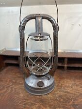 Rare Dietz Monarch Lantern NY USA Clear Glass Globe Lantern Tubular Barn Lamp picture
