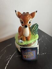 Schmid Walt Disney Vintage Bambi Music Box. 6