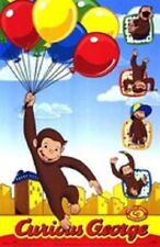 2006 UNIVERSAL STUDIOS CURIOUS GEORGE MOVIE POSTER BALLOONS 22X34 NEW  picture
