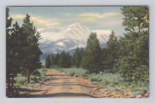 Postcard Mt Elbert Colorado Leadville Sawatch Range Dirt Road picture
