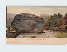 Postcard Boulder Rock Catskill Mountains New York USA picture
