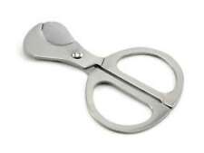 Stainless Steel Pocket Cigar Scissors Silver Finish Stainless Steel Cigar Cutter picture