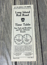 Vintage June 22 1941 Long Island Rail Road Time Table New York And Brooklyn  picture