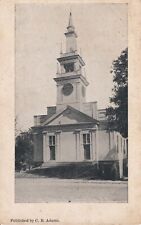 Christian Church Franklin Vermont New England Religion Vintage 1900s Postcard picture