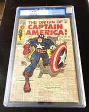 Captain America #109 CGC 8.0. Old Label. Classic 1969 Kirby Cover. Origin Retold picture