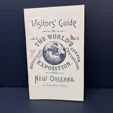 Vtg New Orleans Worlds Exposition 1884 Visitors Guide Cotton Centennial REPRINT picture