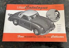 Vintage Lilliput Catalogue First Edition Tin Mechanical Toys History 1990 picture