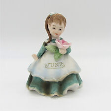 Vintage Lefton Girl of the Month Figurine June Hand Painted  picture
