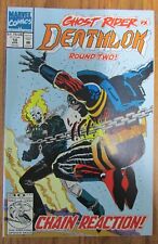 MARVEL COMIC BOOK GHOST RIDER VS. DEATHLOK ROUND TWO #10 APR 1992 picture