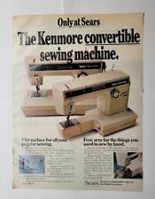 Sears Kenmore Convertible Sewing Machine 1976 Magazine Ad picture