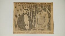Fred Mitchell & Eddie Mahan 1924 Harvard University Baseball Picture picture