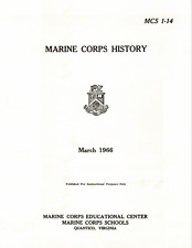 102 Page 1966 USMC MCS 1-14 MARINE CORPS HISTORY School Book on Data CD picture