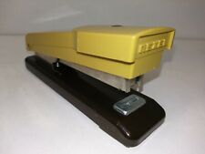 Vintage Rexel Compac Mini Desk Stapler Made in England Great Britain Brown Works picture