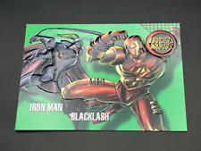 1996 Fleer Marvel Vision Iron Scraps Iron Man Vs. Backlash #95 picture