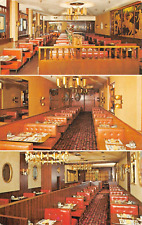 Boston MA Dini's Sea Food Restaurant LOBSTERS STEAK COCKTAILS Postcard 5564 picture