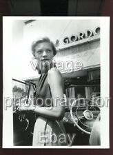 VINTAGE Photo LAUREN BACALL IN FRONT OF A SALON by Philip Ramey photography L.A picture