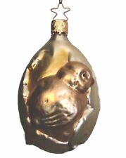 Vintage Inge Glas Egg Ornament Christmas Easter Baby Chicken Germany picture