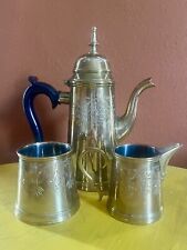 Vintage Brass Turkish Coffee/Tea Serving Set picture