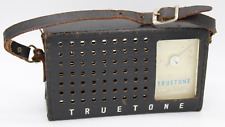 Vintage TrueTone Nine Transistor Radio w/Leather Case Model CT-96 Complete Works picture