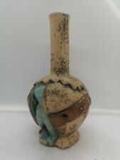 Vintage Pottery Vase Handmade Hand Painted Home Decorative Crafted Art Vintage picture
