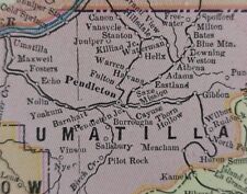 Antique 1899 OREGON Map 14