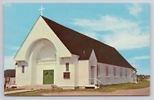 Postcard St Mary's Roman Catholic Church Wells Beach Maine picture