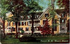 Concord NH New Hampshire Womens Hospital Antique Postcard PM Concord NH Cancel picture