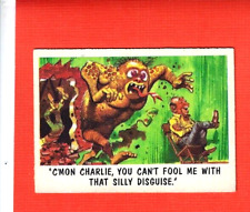 1959 BUBBLES INC.  YOU'LL DIE LAUGHING  #64  C'MON CHARLIE   EXMINT/NRMINT picture